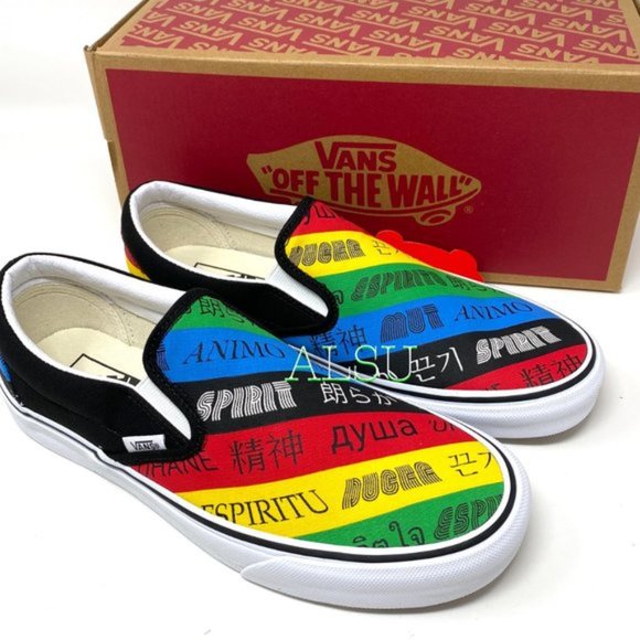 💖MEGA SALE💖VANS Classic Slip On Spirit Multi Canvas Women’s  VN0A4U38WK2 - Picture 7 of 10